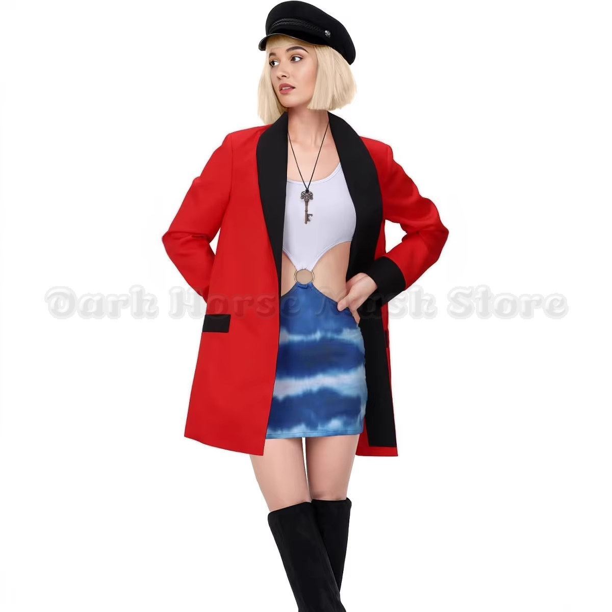 Women Fashion Reddit - วิเวียน วอร์ดคอสเพลย์เครื่องแต่งกายภาพยนตร์ผู้หญิงสวยเสื้อเบลเซอร์สีแดงฮาโลวีนคาร์นิวัลชุดสวมบทบาทสำหรับผู้หญิงชุดปาร์ตี้