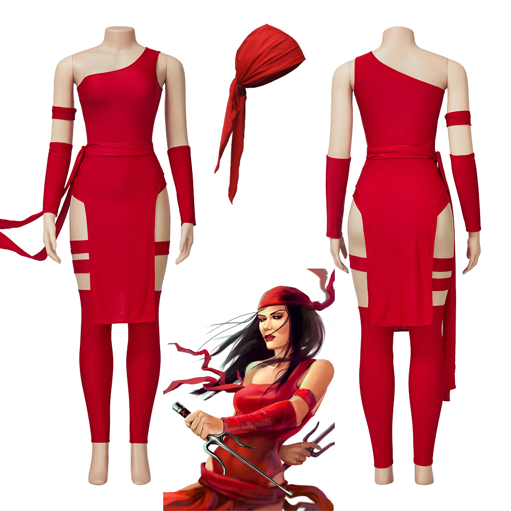 Women Fashion Reddit - อะนิเมะเอเล็กตร้า นาตชิออสคอสเพลย์เครื่องแต่งกายเซ็กซี่ชุดสีแดงพร้อมหมวกผู้หญิงปาร์ตี้ฮาโลวีนซูเปอร์ฮีโร่เอเล็กตร้าชุดต่อสู้