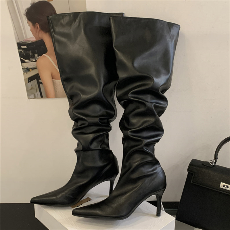 รองเท้าบูทผู้หญิง Eilyken รุ่น - Women'S Fashion Leather Boots บทวิจารณ์และราคา