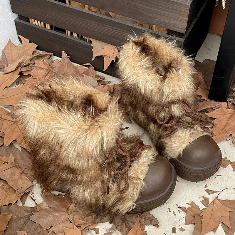 Plush รอบ Toe ผู้หญิง Snow BOO - Women'S Young Fashion บทวิจารณ์และราคา