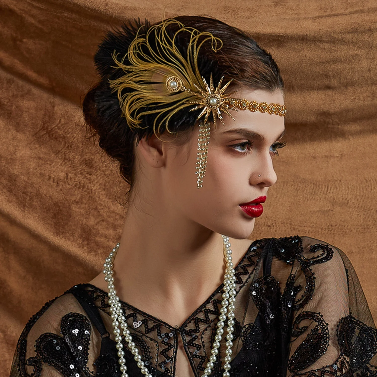 Rhinestone HairBand 1920s Vint - Women'S Fashion In The 1920S บทวิจารณ์และราคา