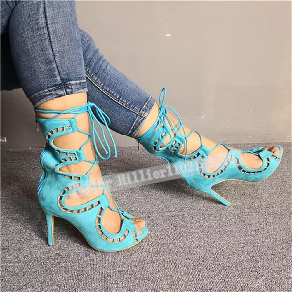 รองเท้าส้นสูงแบบเปิดนิ้วเท้าสี - Women'S Fashion Leather Boots บทวิจารณ์และราคา