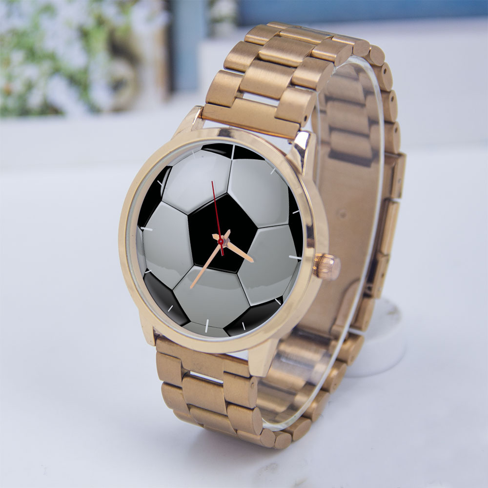 นาฬิกาข้อมือดีไซน์ฟุตบอล แฟนบอ - Women'S Fashion Quartz Watch บทวิจารณ์และราคา