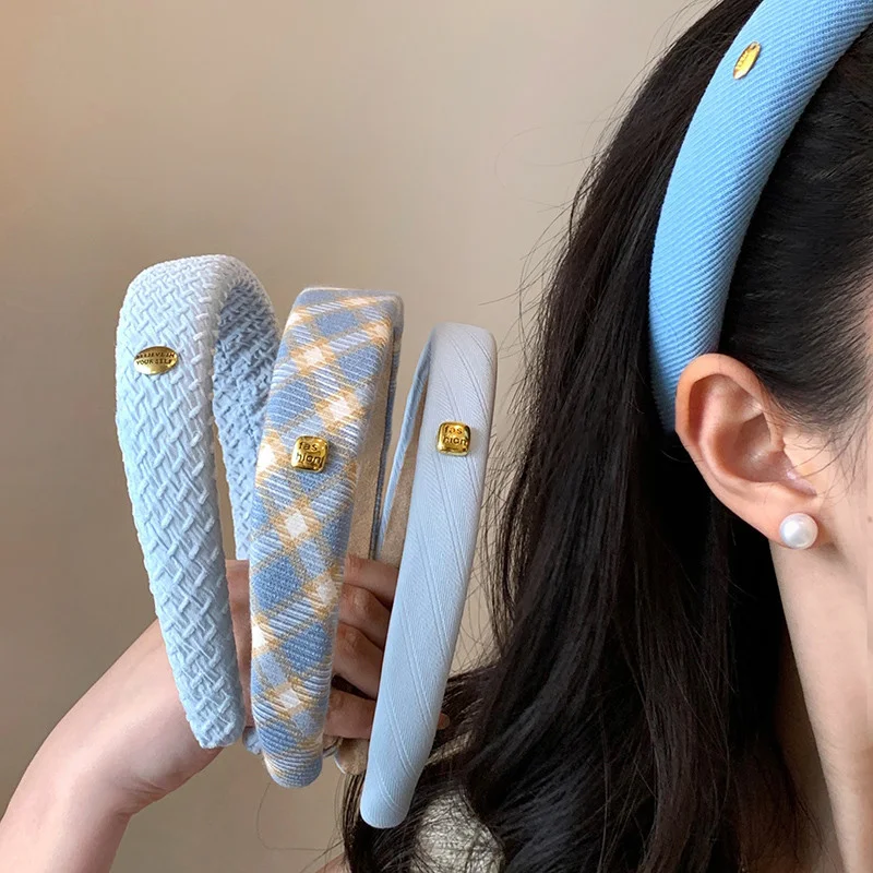 ที่คาดผมปีกกว้างสีน้ำเงิน รุ่น - Women'S Fashion Labels บทวิจารณ์และราคา