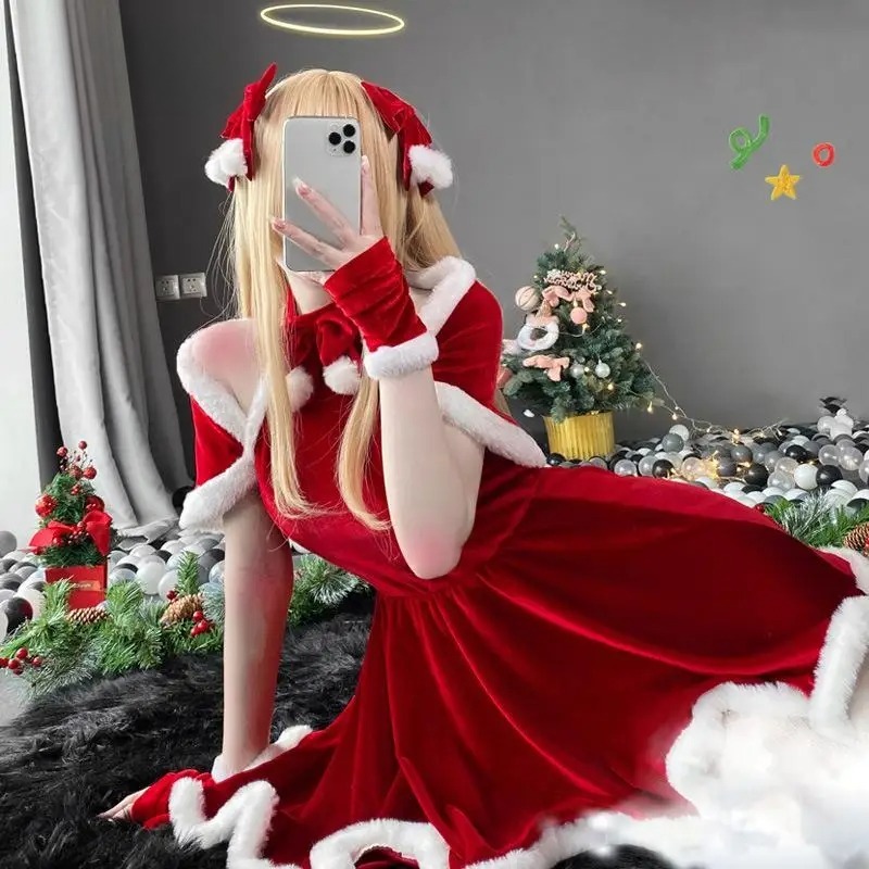 คริสต์มาสคอสเพลย์เครื่องแต่งกา - Women Fashion Reddit บทวิจารณ์และราคา