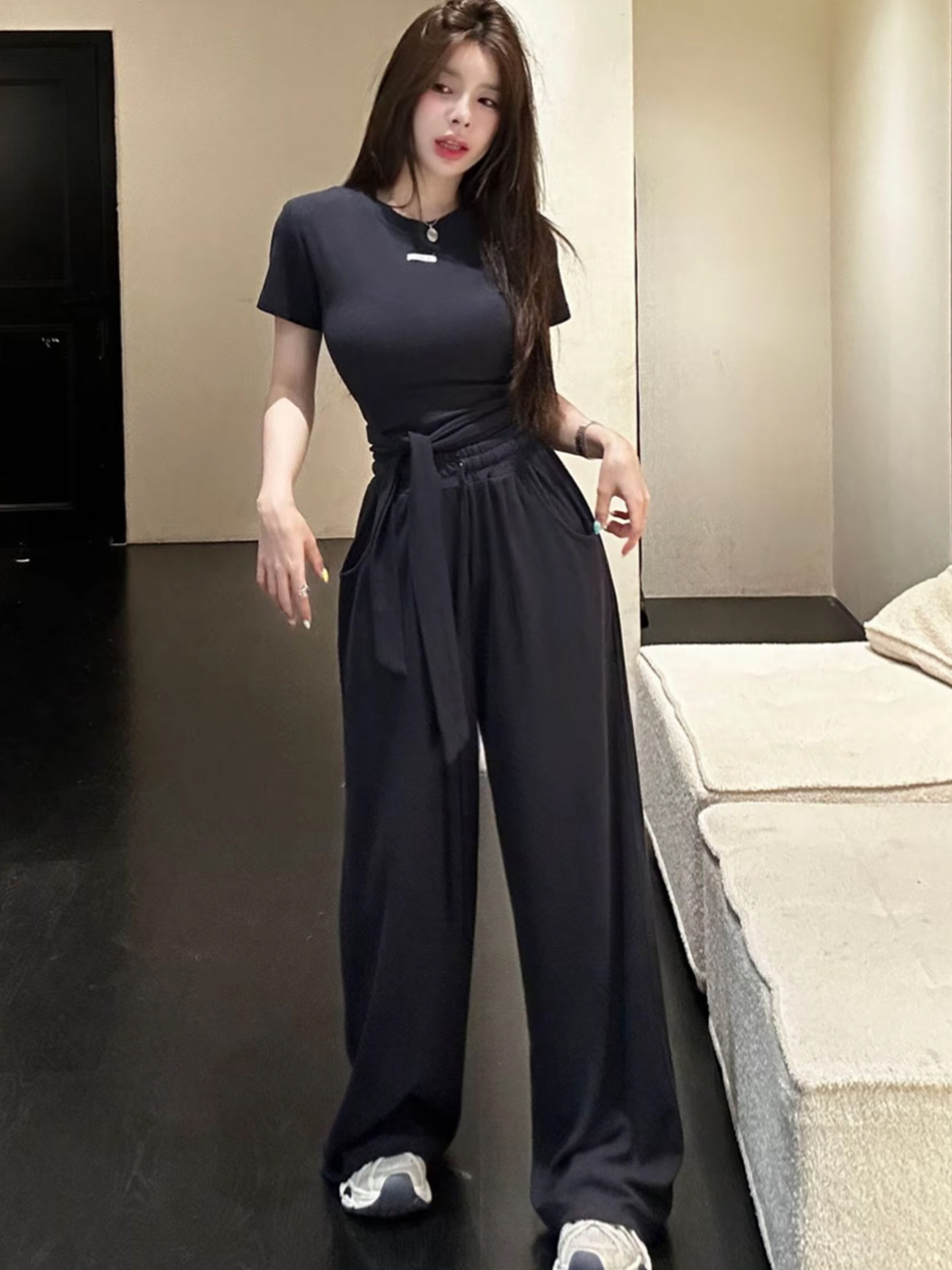 เสื้อยืดสไตล์เกาหลีต้านริ้วรอย - Women'S Young Fashion บทวิจารณ์และราคา