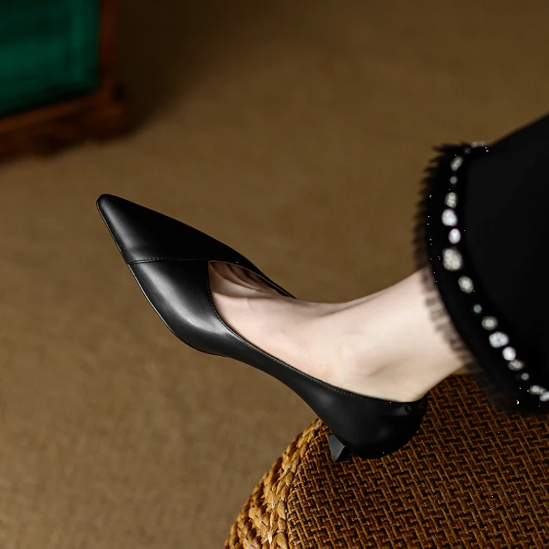 รองเท้าส้นสูงสแควร์ขนาดกลางสุภ - Women'S Fashion Quick Delivery บทวิจารณ์และราคา