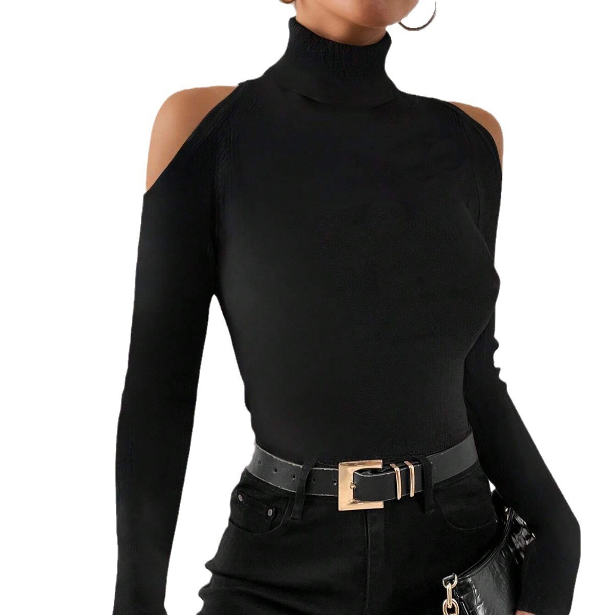 เสื้อผู้หญิงแบบหรูหรา คอเต่า แ - Women Fashion Blouse บทวิจารณ์และราคา