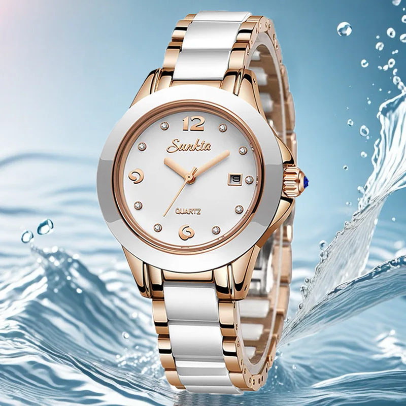 ซุนก้าต้าแฟชั่นนาฬิกาควอทซ์ผู้ - Women'S Fashion Quartz Watch บทวิจารณ์และราคา