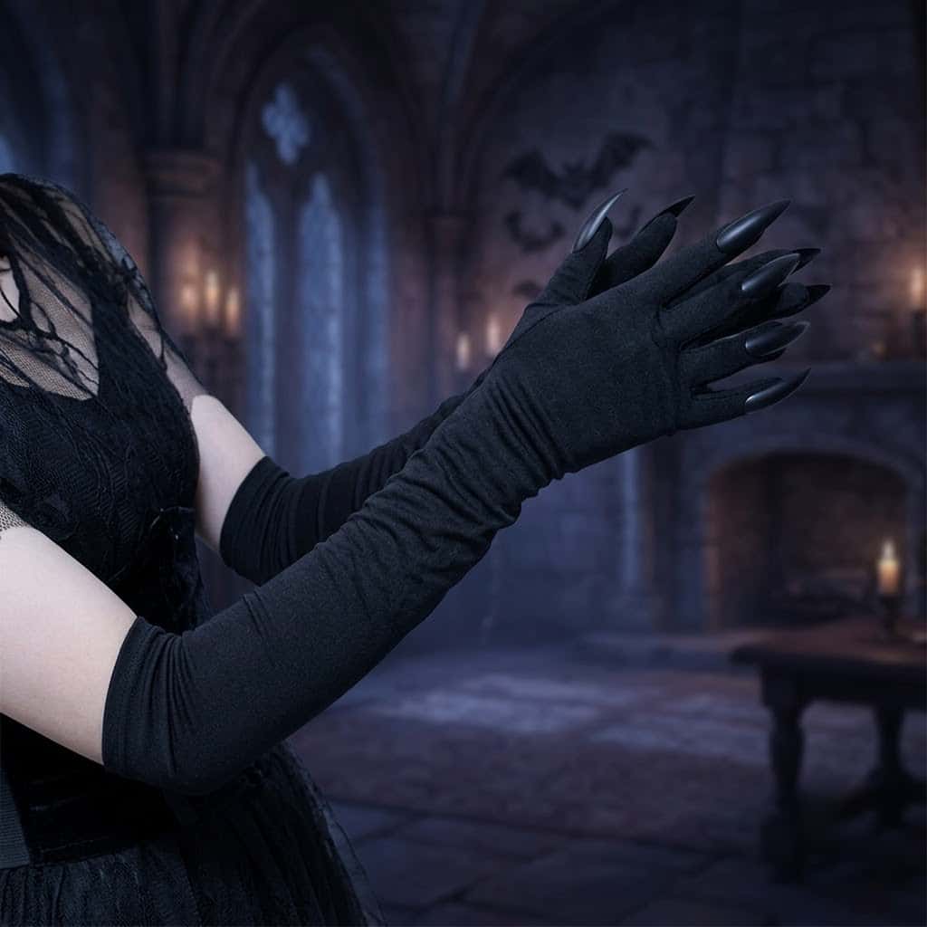 2026 ถุงมือยาวสไตล์กอธิค Y2K ล - Women Fashion Gloves บทวิจารณ์และราคา