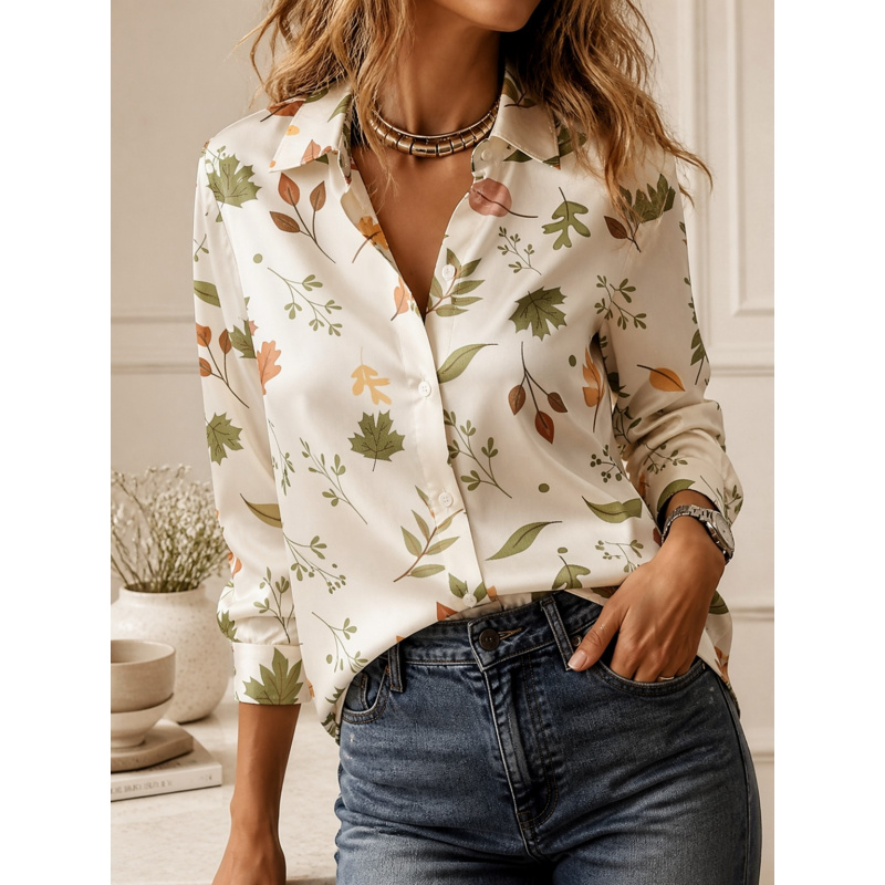เสื้อเชิ้ตแฟชั่นปี 2026 ปกเสื้ - Women Fashion Blouse บทวิจารณ์และราคา