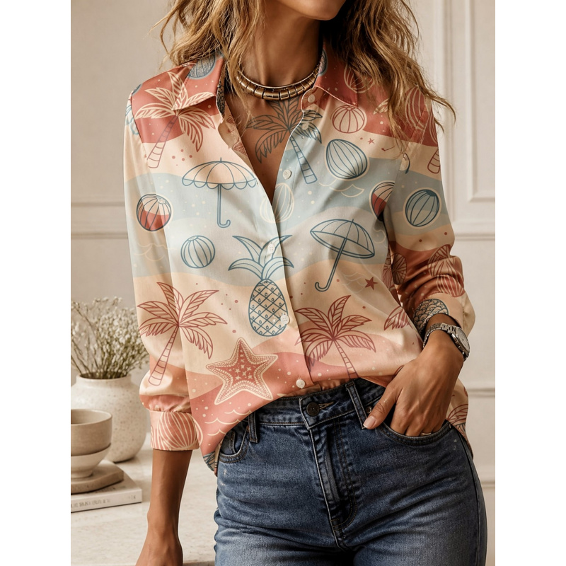 เสื้อเชิ้ตแฟชั่นปี 2026 ปกเสื้ - Women Fashion Blouse บทวิจารณ์และราคา