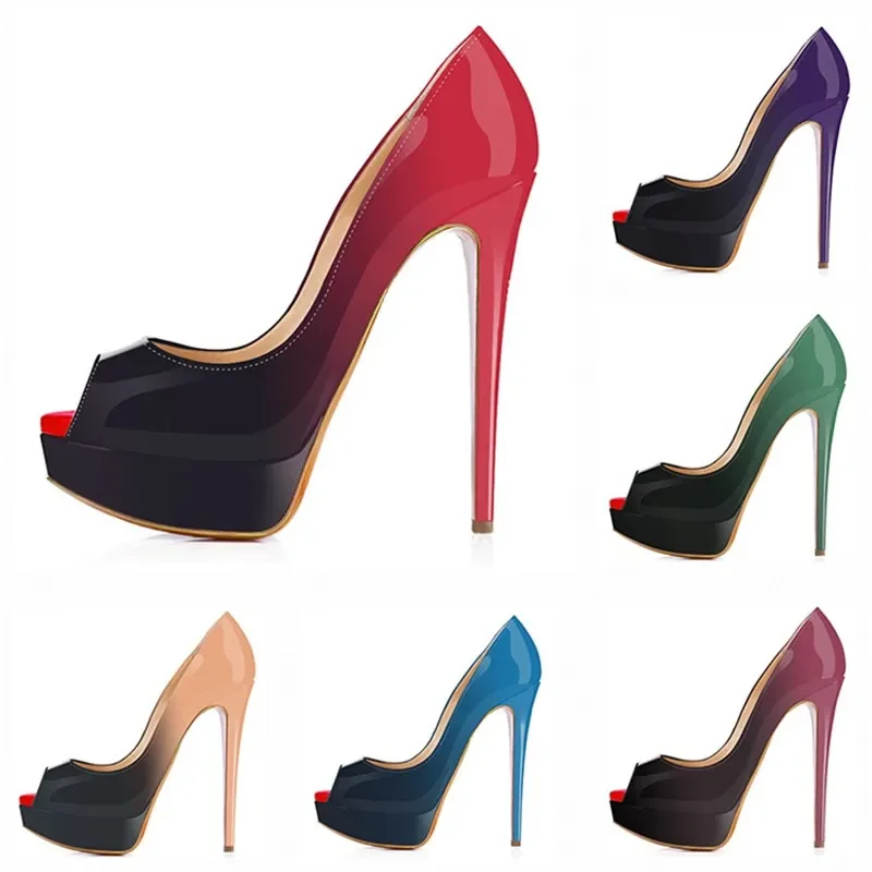 รองเท้าส้นสูงสตรีแบบส้นเข็ม 14 - Women Fashion Reddit บทวิจารณ์และราคา
