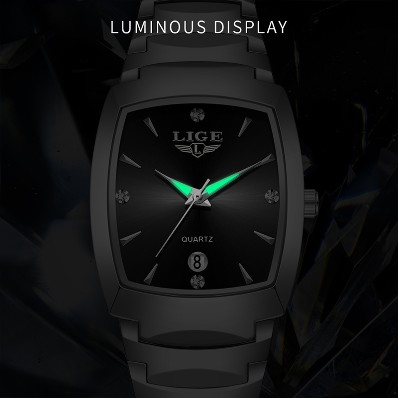 LIGE นาฬิกาผู้หญิงธุรกิจหรูหรา - Women'S Fashion Quartz Watch บทวิจารณ์และราคา