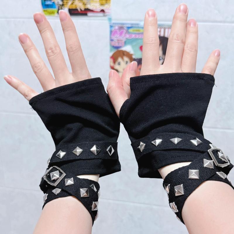ถุงมือแฟชั่นสไตล์โกธิคพังก์ Y2 - Women Fashion Gloves บทวิจารณ์และราคา