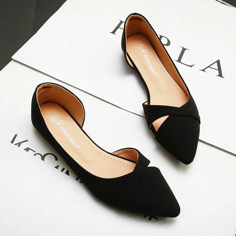 รองเท้าส้นเตี้ยสตรีไม่ลื่นเก๋แ - Women'S Fashion Quick Delivery บทวิจารณ์และราคา