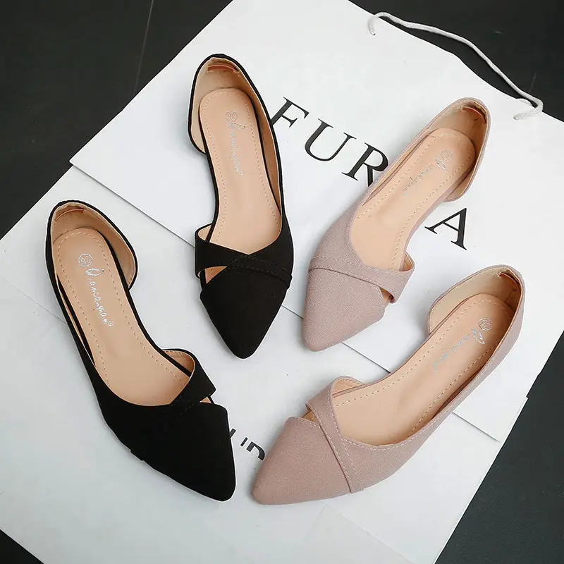 รองเท้าส้นเตี้ยสตรีไม่ลื่นเก๋แ - Women'S Fashion Quick Delivery บทวิจารณ์และราคา