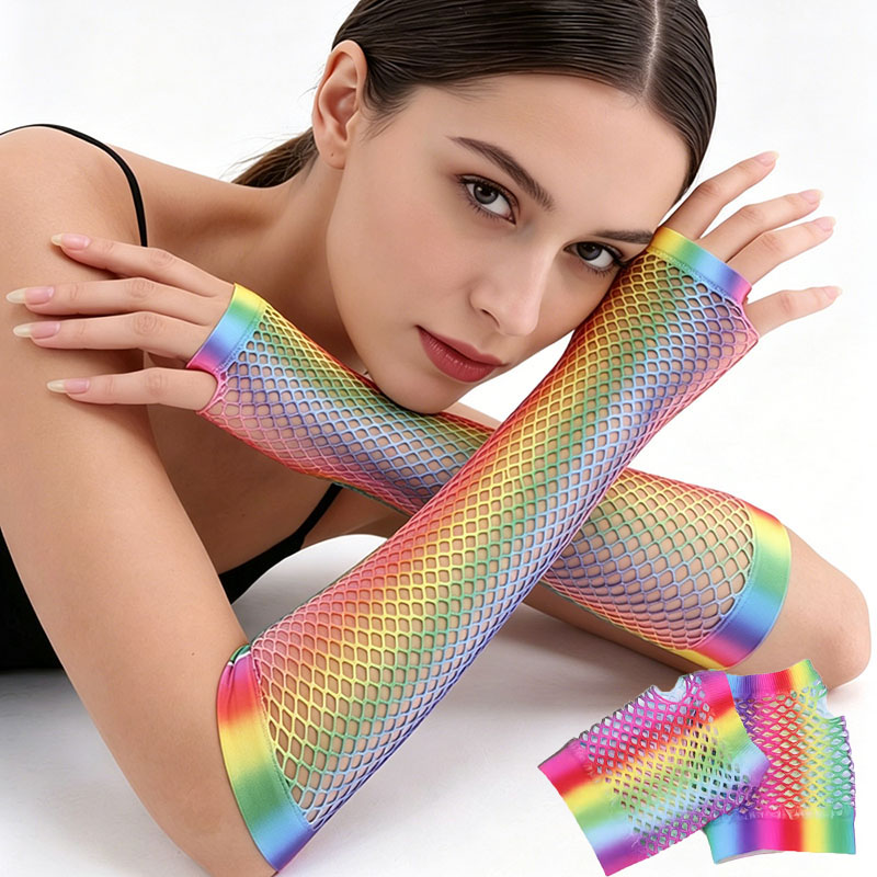 ถุงมือตาข่ายยาวสำหรับผู้หญิง 1 - Women Fashion Gloves บทวิจารณ์และราคา
