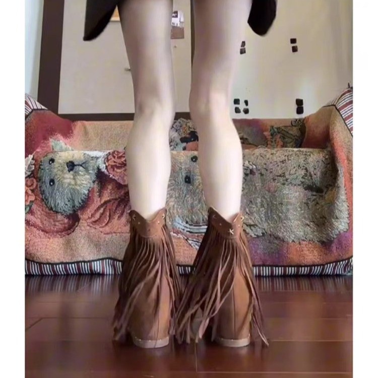 รองเท้าแตะผู้หญิงขอบโรมันฤดูร้ - Women'S Fashion Leather Boots บทวิจารณ์และราคา
