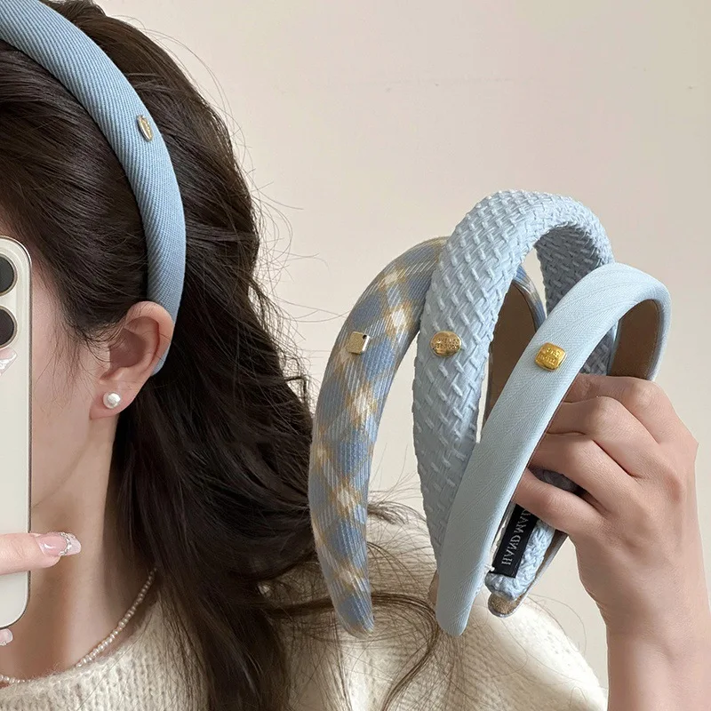 ที่คาดผมฟองน้ำสไตล์เกาหลีสำหรั - Women'S Fashion Labels บทวิจารณ์และราคา