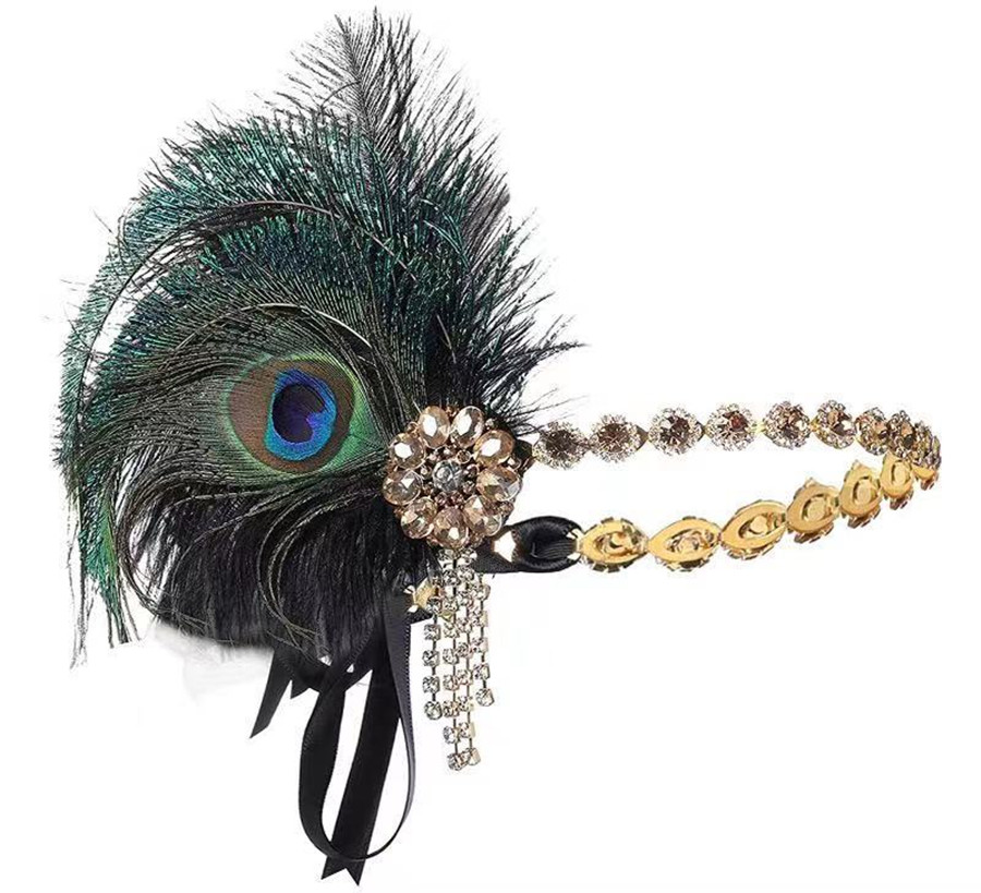 ที่คาดผมขนนกยูงแบบยืดหยุ่น, ที - Women'S Fashion In The 1920S บทวิจารณ์และราคา