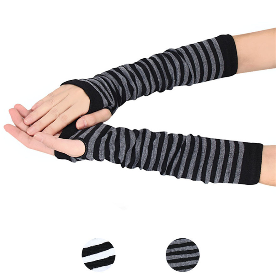 ผู้หญิงแขนยาว Gothic ลาย Finge - Women Fashion Gloves บทวิจารณ์และราคา