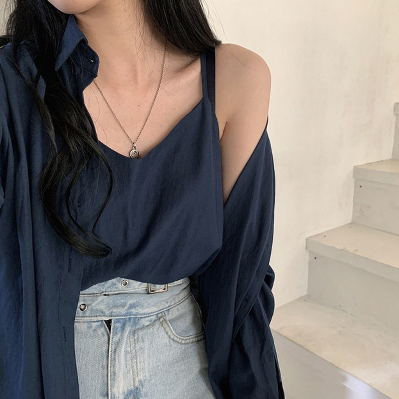 ชุดเซ็ตสองชิ้นเสื้อสายเดี่ยวสี - Women'S Young Fashion บทวิจารณ์และราคา