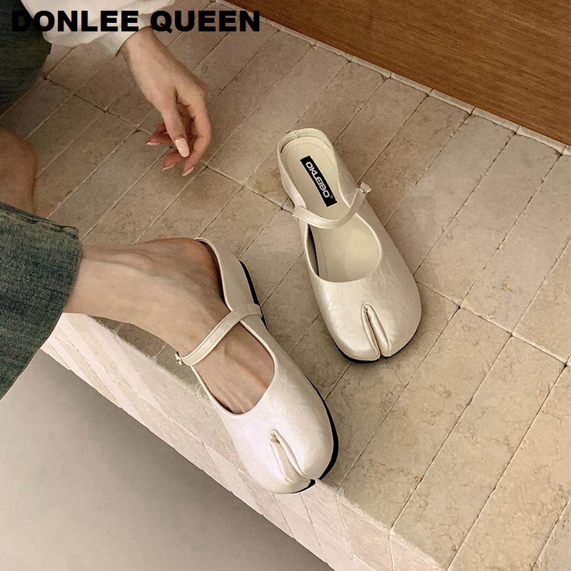 รองเท้าแตะแบบ Tabi Ninja สำหรั - Women Queen Fashion บทวิจารณ์และราคา