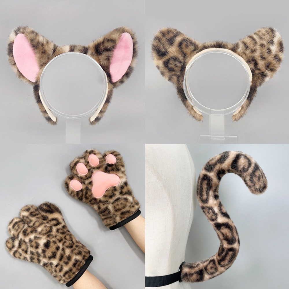 ที่คาดผมหูเสือดาว ที่คาดผมหาง  - Women Fashion Gloves บทวิจารณ์และราคา