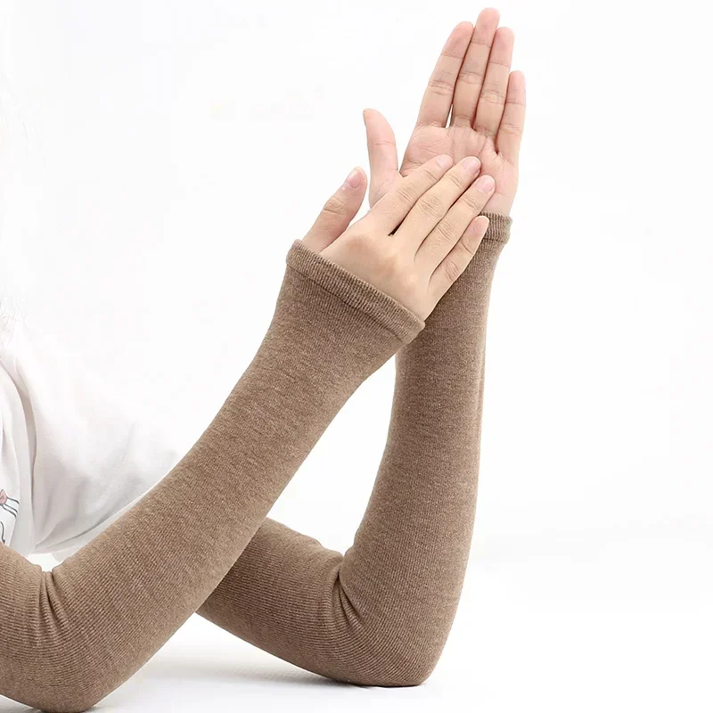 ถุงมือแขนให้ความอุ่นผ้าฝ้ายหนา - Women Fashion Gloves บทวิจารณ์และราคา