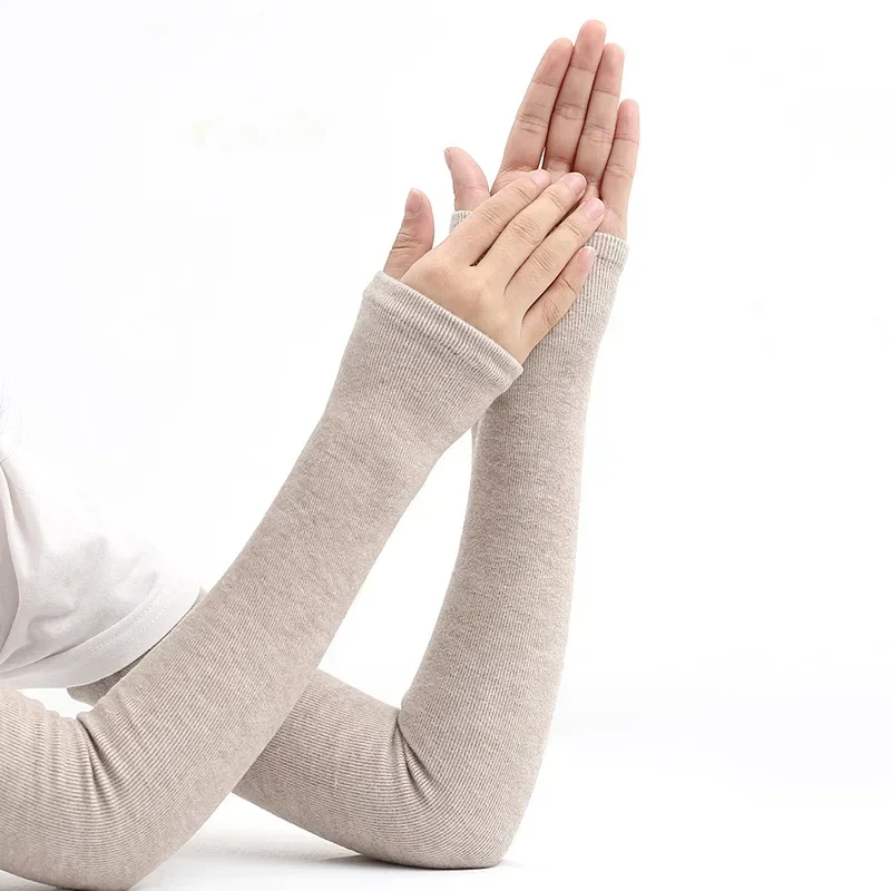 ถุงมือแขนให้ความอุ่นผ้าฝ้ายหนา - Women Fashion Gloves บทวิจารณ์และราคา