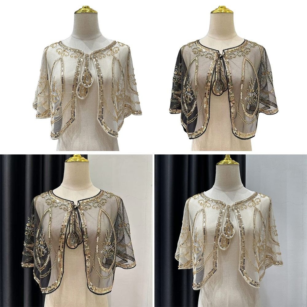 ผ้าคลุมไหล่ปักเลื่อมหรูหราประด - Women'S Fashion In The 1920S บทวิจารณ์และราคา
