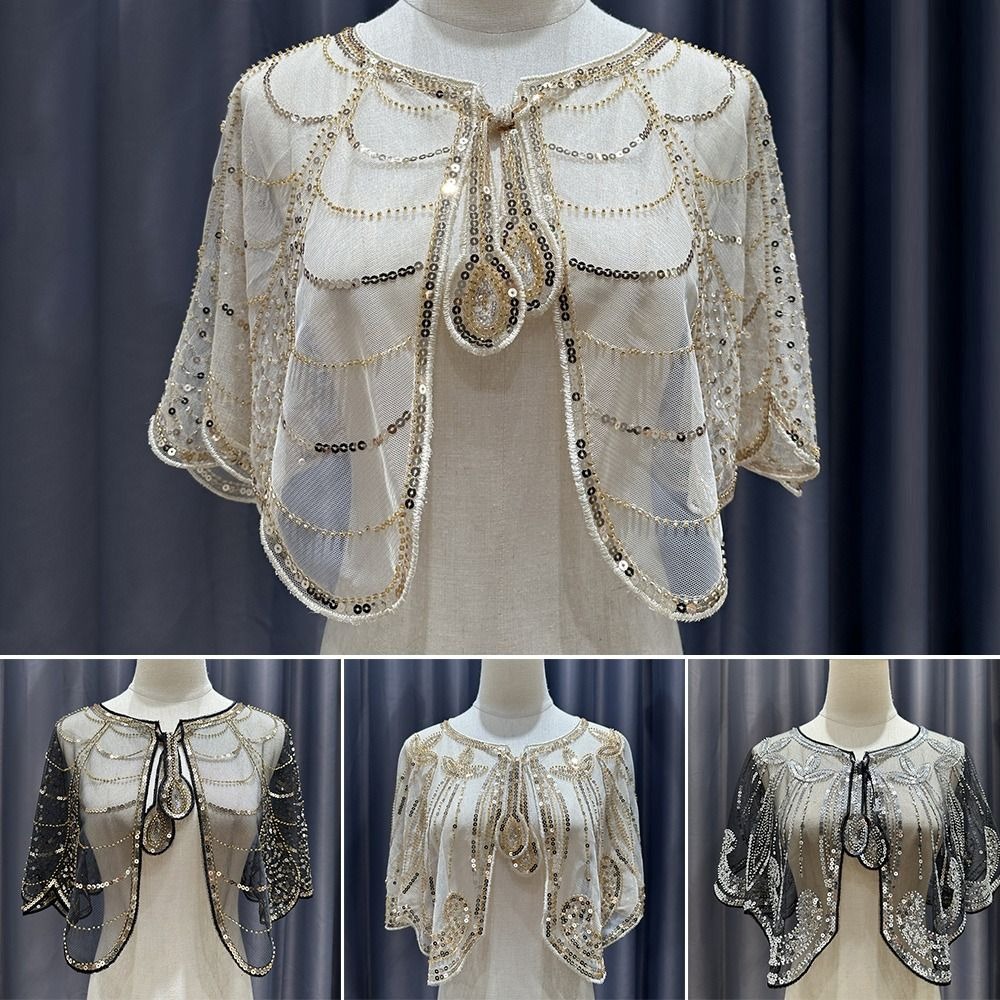 ผ้าคลุมไหล่ปักเลื่อมหรูหราประด - Women'S Fashion In The 1920S บทวิจารณ์และราคา
