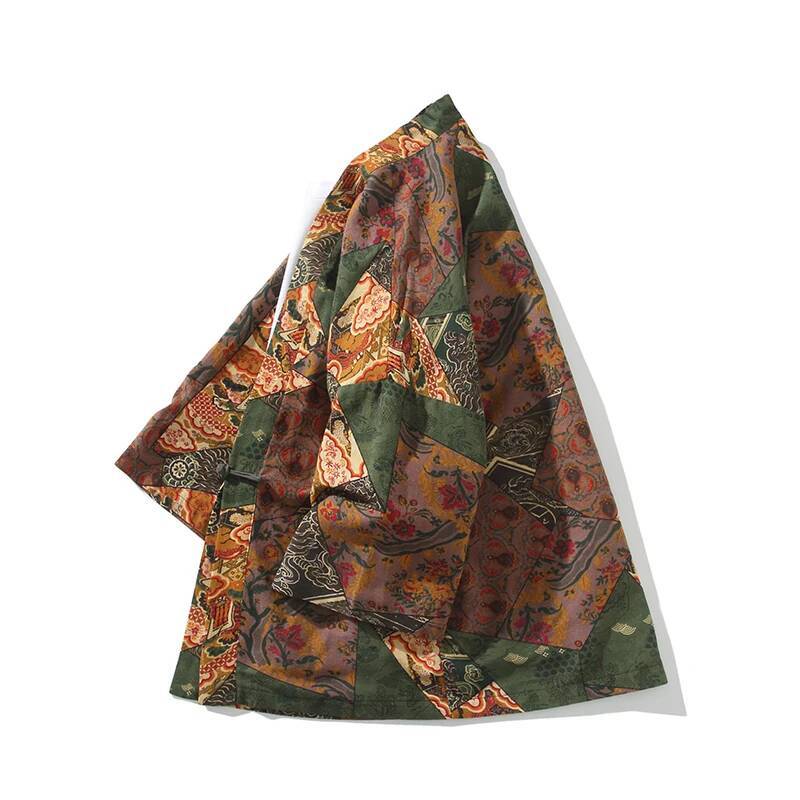สไตล์ชาติพันธุ์พิมพ์ Yukata ผู - Women Fashion Blouse บทวิจารณ์และราคา