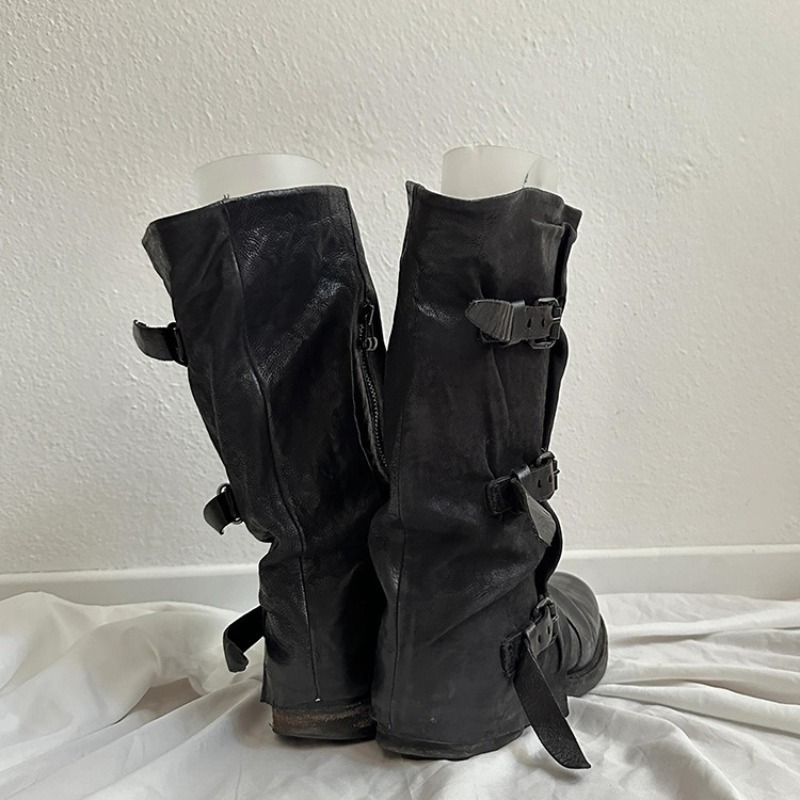 รองเท้าผู้หญิงคลาสสิก รองเท้าบ - Women'S Fashion Leather Boots บทวิจารณ์และราคา